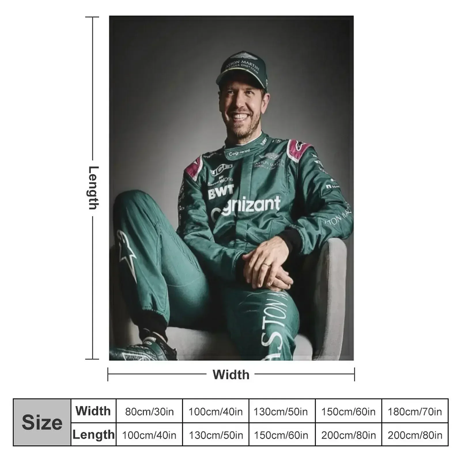 Одеяло Funart Sebastian Vettel Детское одеяло