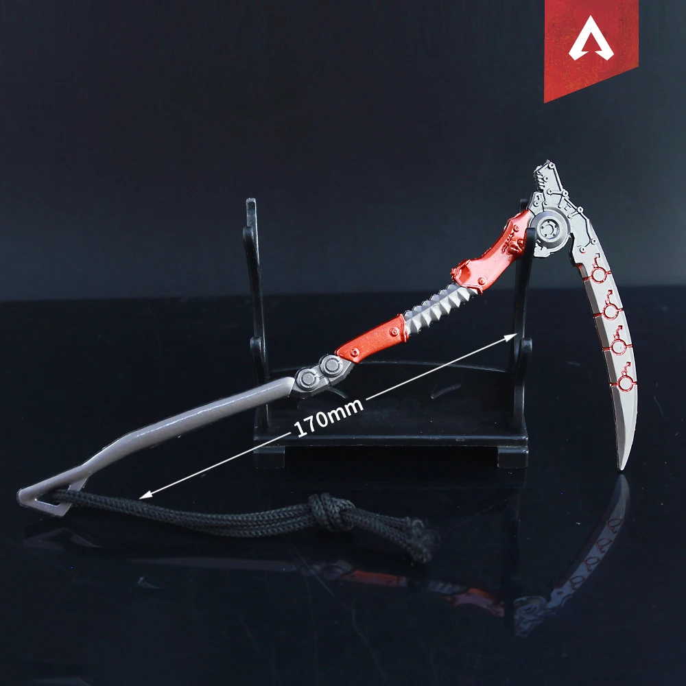 

Apex Legends Game Weapon Perimeter Undead Heirloom Dead Man's Curve Swords Royal Katana Keychain Kids Toys Gifts Collectible