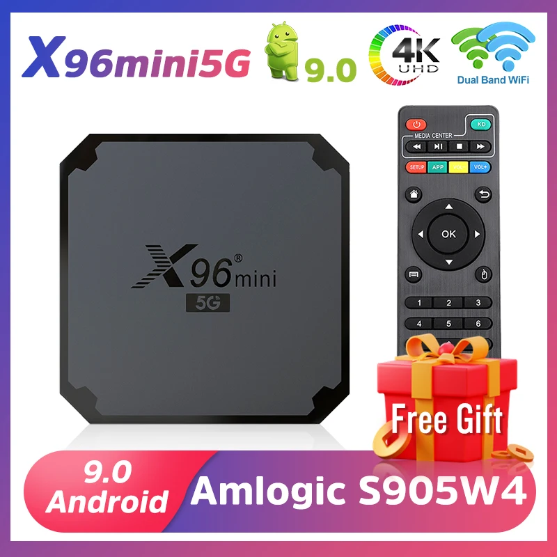 

Приставка Смарт-ТВ X96, 4K, 4 ядра, поддержка Wi-Fi