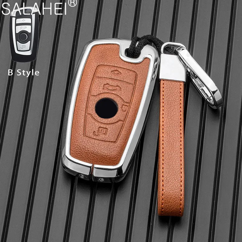 

For BMW 1 2 3 4 5 6 7 Series X1 X3 X4 X5 X6 F30 F34 F10 F07 F20 G30 F15 F16 Car Key Cover Case Shell Fob Accessories Keychain