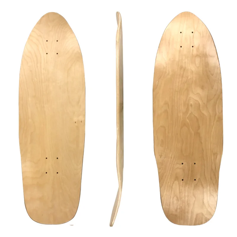 31inch DIY surfskate skateboard Longboard decks with sandpaper professional Skate Board DIY Deck Parts Supply accessories