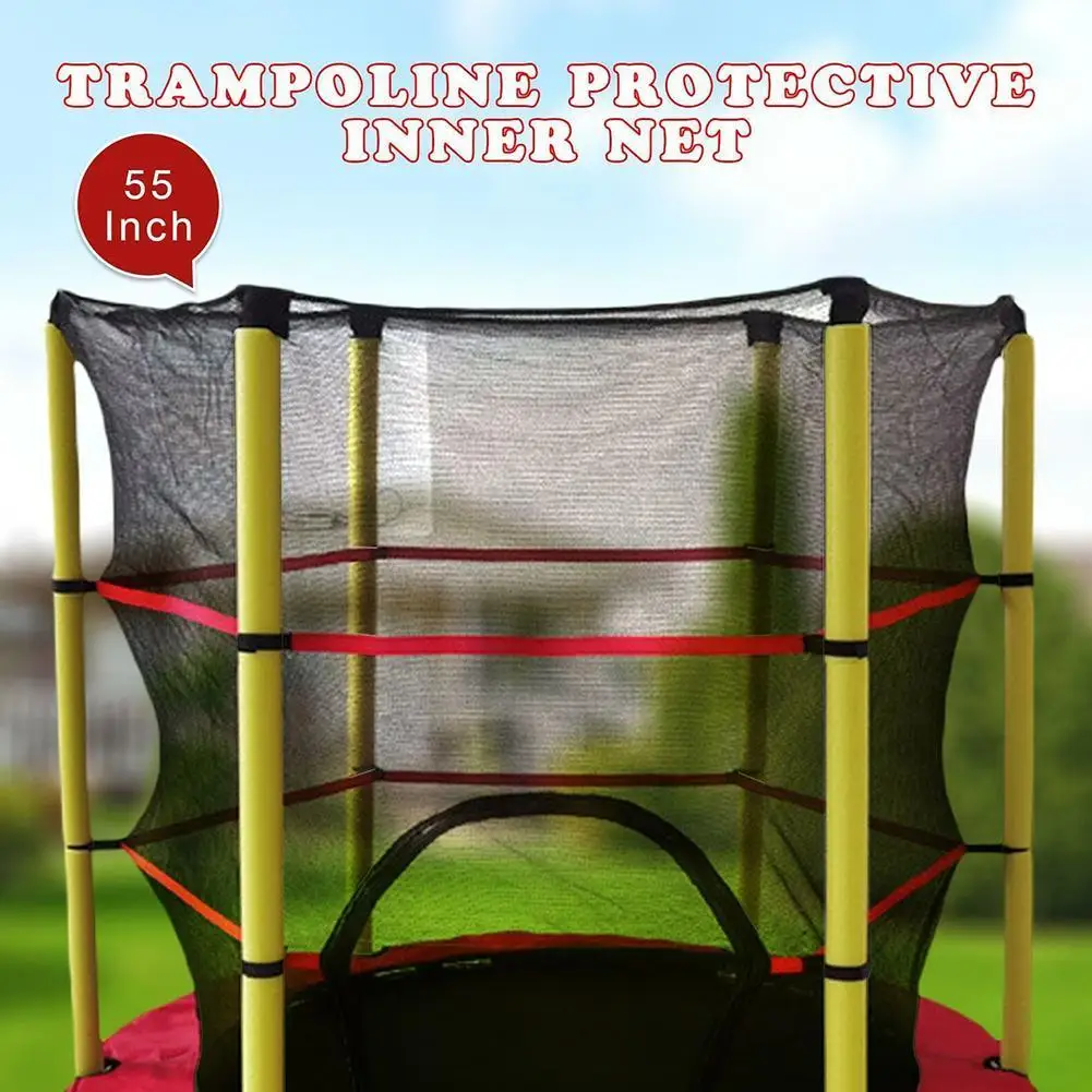 

55 Inch Trampoline Protection Net Pad Rebounder Outdoor Exercise Jumping Bed Safety Net Protection Guard