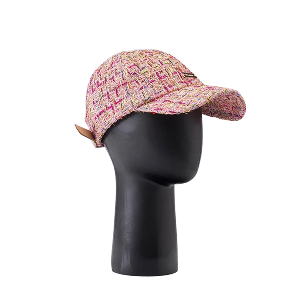 X196 модная повседневная теплая цветная бейсболка из окрашенной ткани