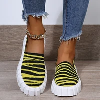 2022 ladies casual shoes outdoor walking sports shoes spring and autumn new style mesh breathable ladies non slip platform shoes