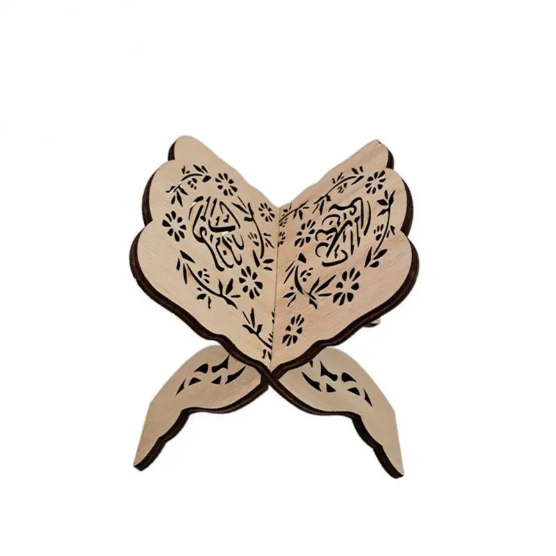 

Party Decoration Bookcase Mubarak Holy Book Shelf Eid For Islamic Muslim Wooden Book Stand Wholesale Decoration Special Gift