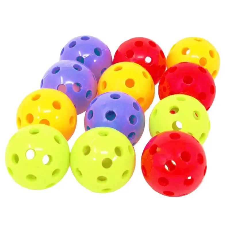 

12Pcs Bird Parrot Foot Talon Ball Toy for Parakeet Cockatiel Colorful Chewing Fun Cage Ball Toys