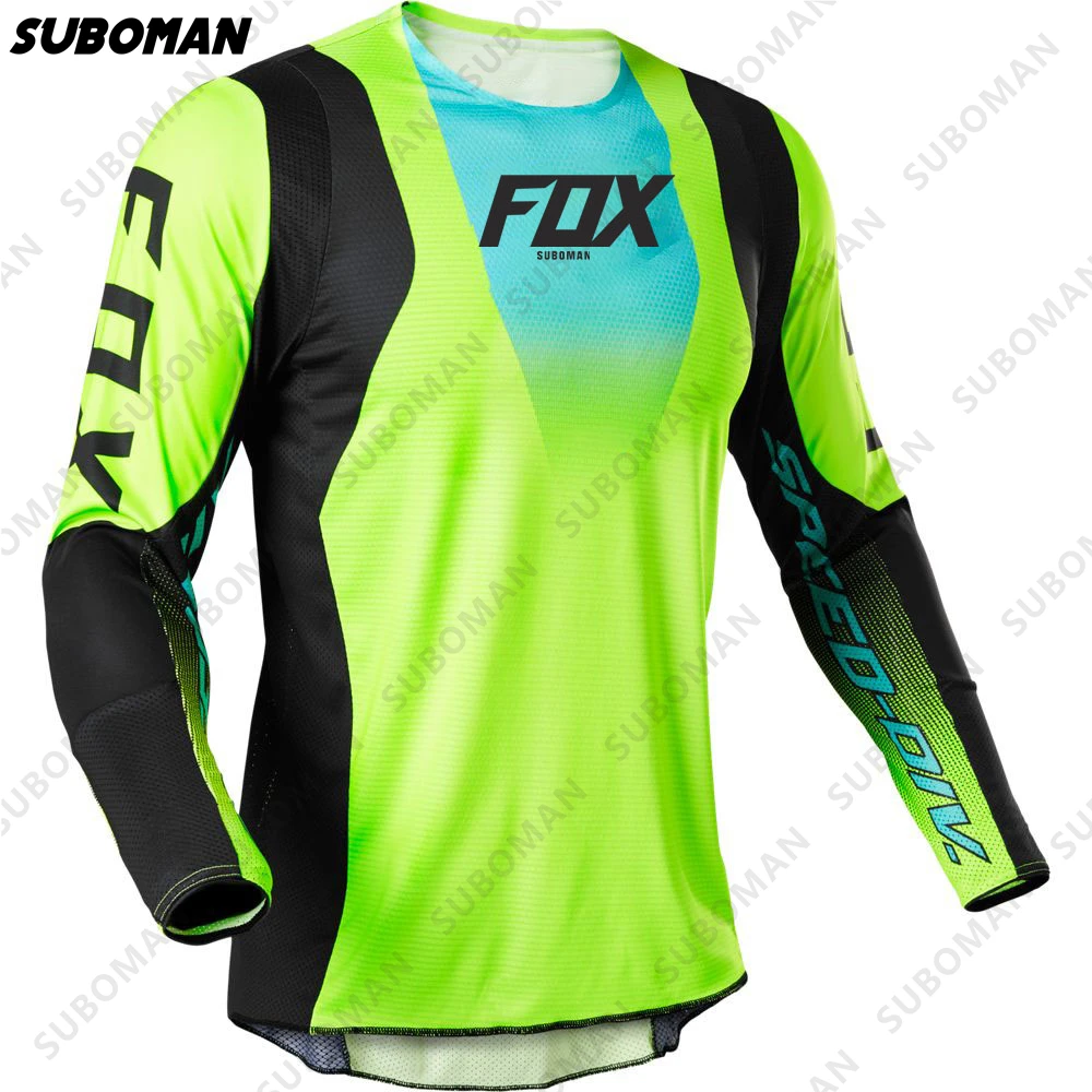 

SUBOMAN FOX Motorcycle mountain bike team downhill jersey BMX bike motorcycle shirt off-road mountain bike sportswear ciclismo