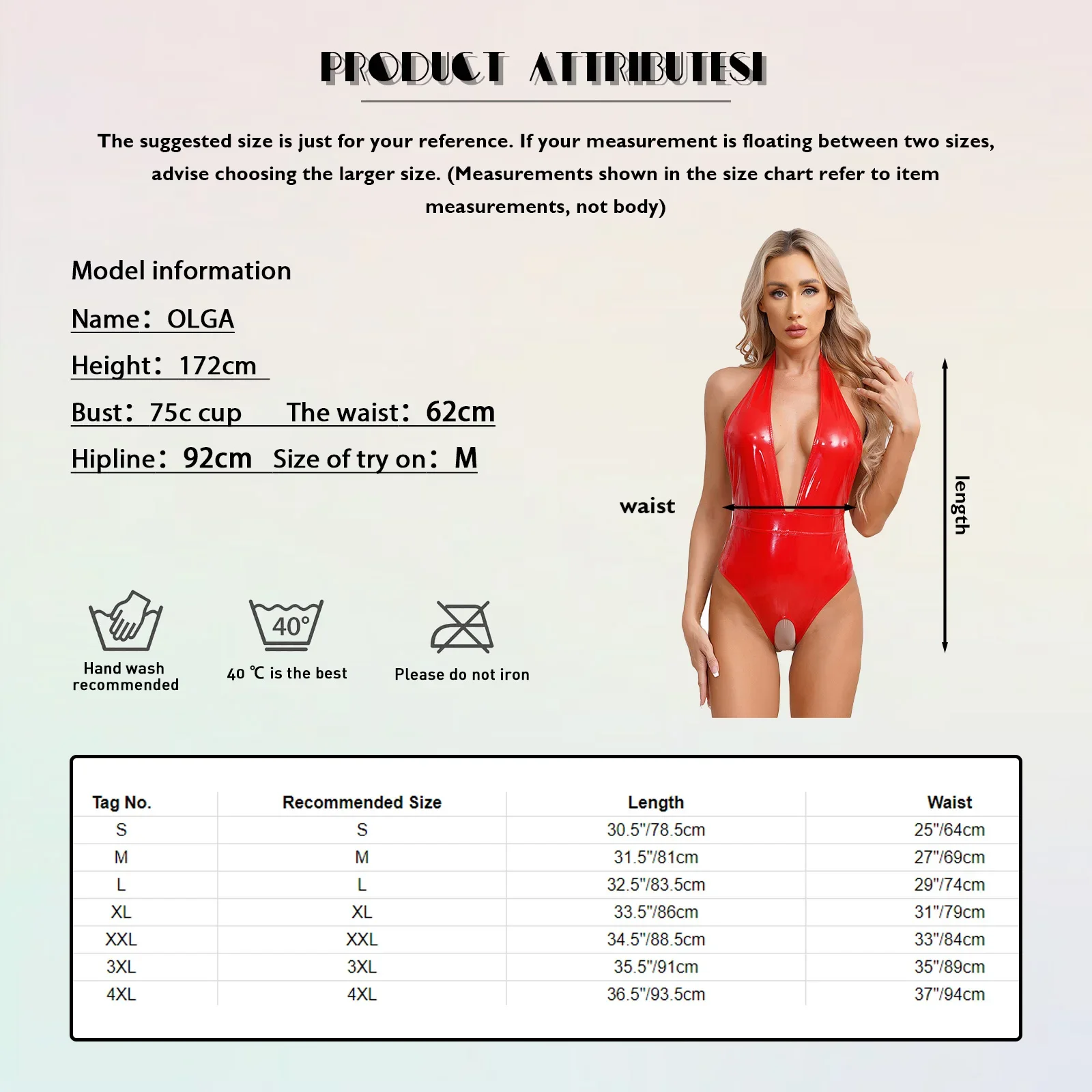 Женский боди из лакированной кожи с мокрым эффектом порно Холтер глубокий