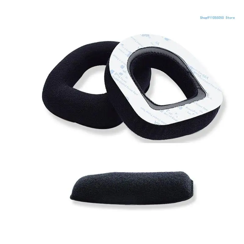 

C5AB Durable Earpads Headbeam for astro A10 Earphone Earmuffs Replaced Old Earpads Comfortable to Wear