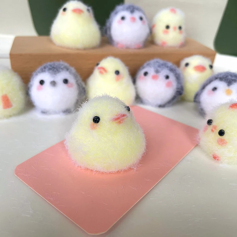 Новинка симпатичная липкая сжимаемая мини-цыпленок свинка собака игрушка для