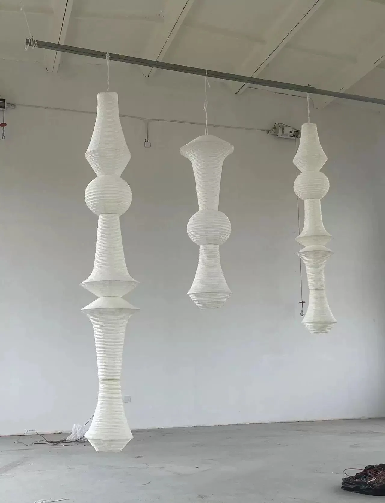 Скандинавские ваби-саби ветер рисовая бумага светодиодные подвесные