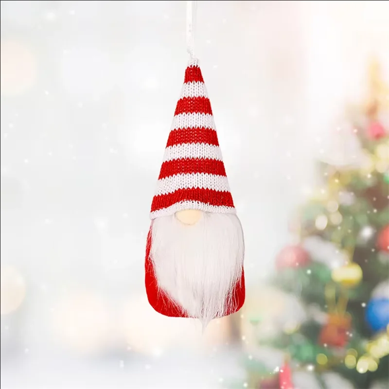 6 шт./партия куклы-подвески Дед Мороз