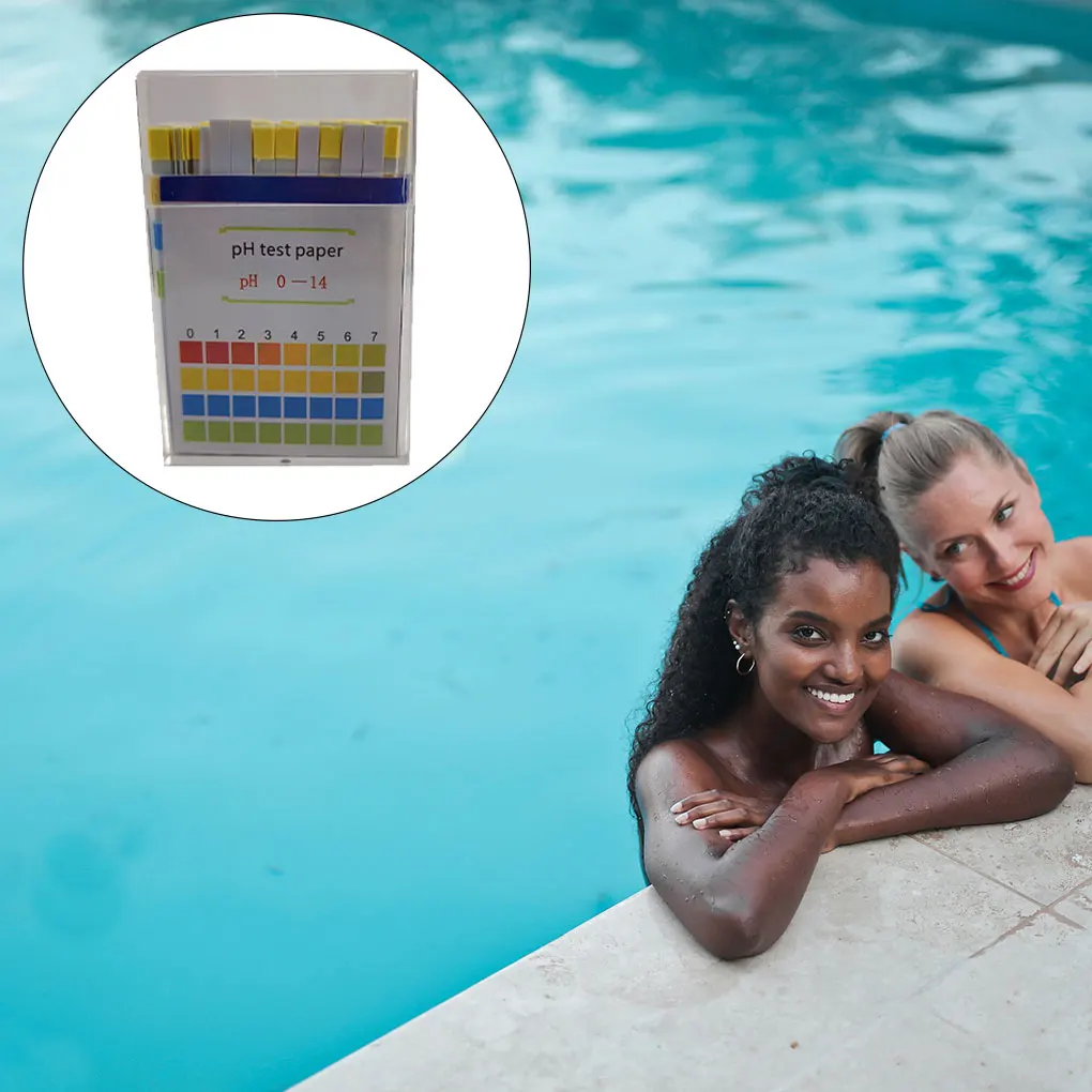 

Упаковка индикатора 100 PH, косметический контроллер почвы для мочи 0-14, прозрачный результат, тест-полоска, тест на кислотность, лакмусовая бу...