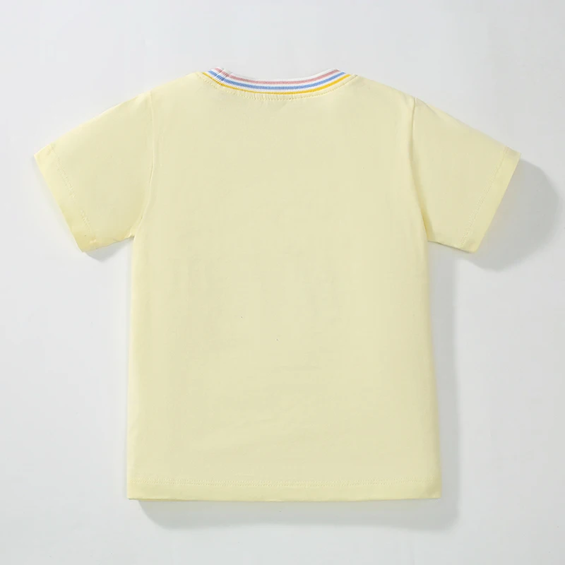 Детская одежда Little maven корейская детская новинка 2023 года летняя футболки с