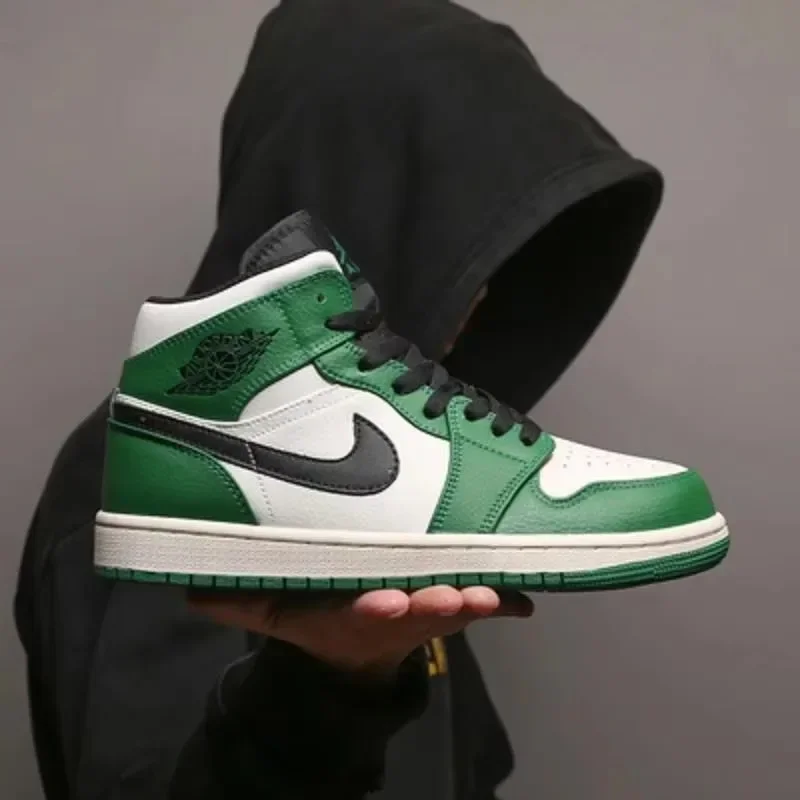 Фото 2026 NIKE AIR, высокий прототип UNC Toe, серые, белые, женские и мужские спортивные кроссовки, баскетбольные кроссовки, размеры 36-46 №5
