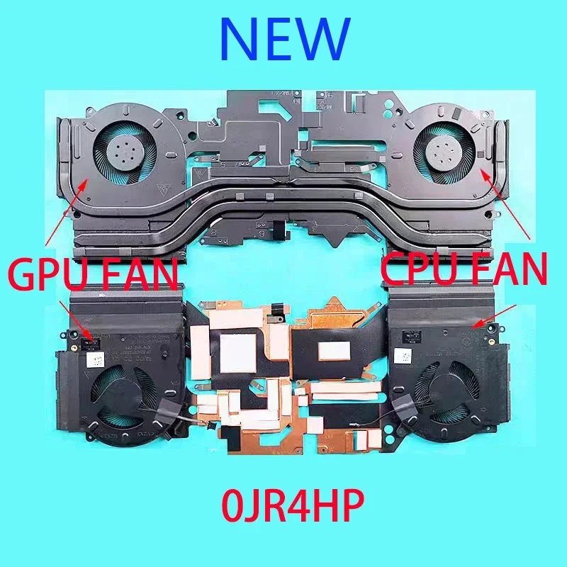 Вентилятор охлаждения ЦП 0D1X38 0TG9V 0 для Dell Alienware M15 R3 R4