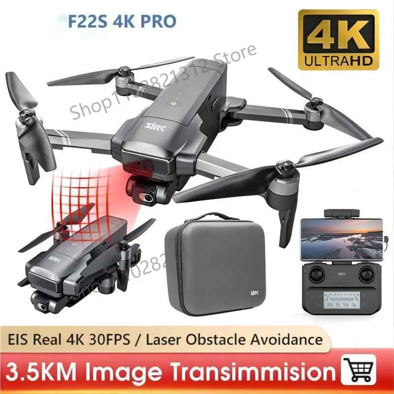 

F22s 4K PRO Drone 4K Professional Real 4K EIS Camera Laser Obstacle Avoidance 3.5KM Distance Flight RC Quadcopter Drones