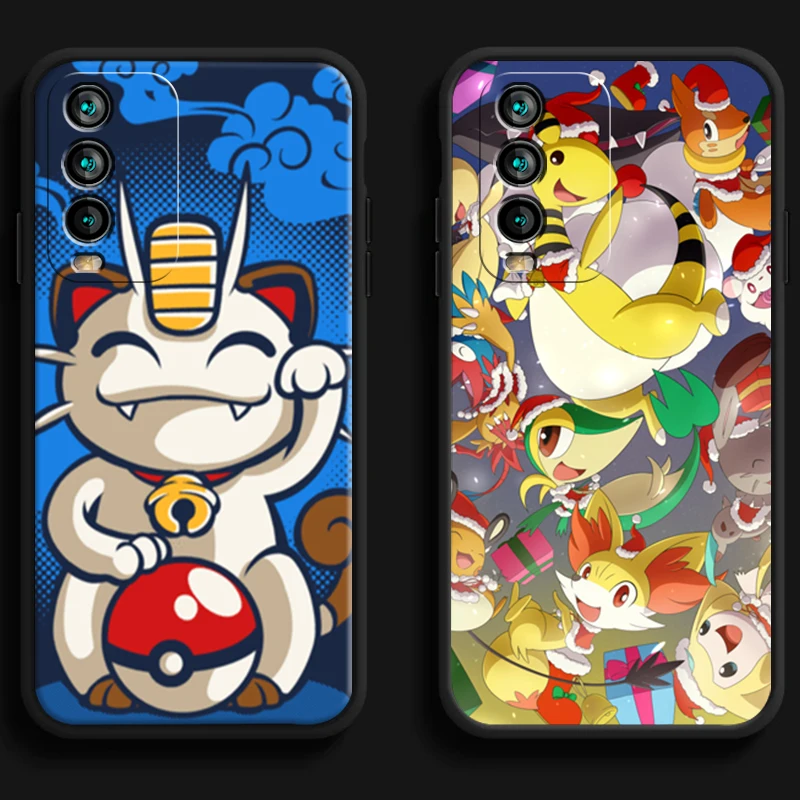 

Pokémon Christmas Phone Cases For Xiaomi Redmi 7 7A 9 9A 9T 8A 8 2021 7 8 Pro Note 8 9 Note 9T Cases Back Cover Coque Soft TPU