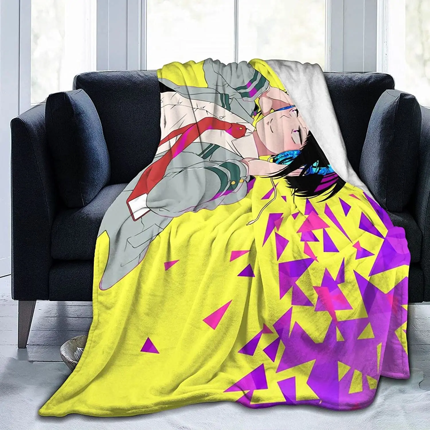 

Kyoka Jiro Fluffy Soft and Comfortable Blanket, Anime Warm Embrace of Sympathy