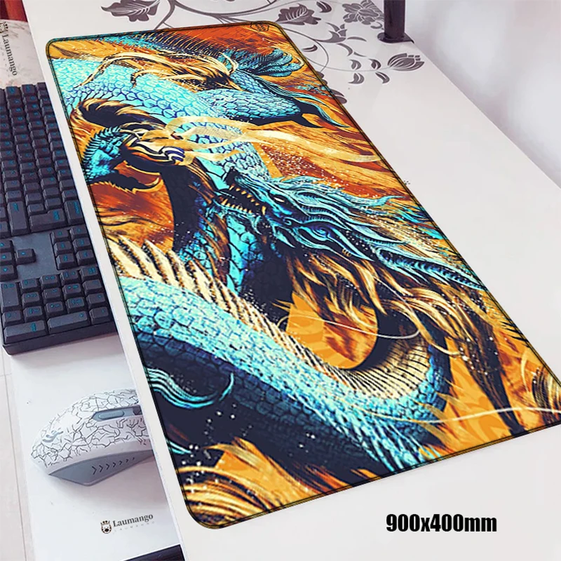 

Large Anime Mouse Pad Xxl Dragon Pc Gamer Accessories Gaming Keyboard Mat Computer Mousepad 900x400 Mausepad Deskmat Table Pads