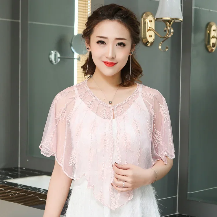 Блузка женская с коротким рукавом модная ажурная сетчатая кружевная рубашка топ