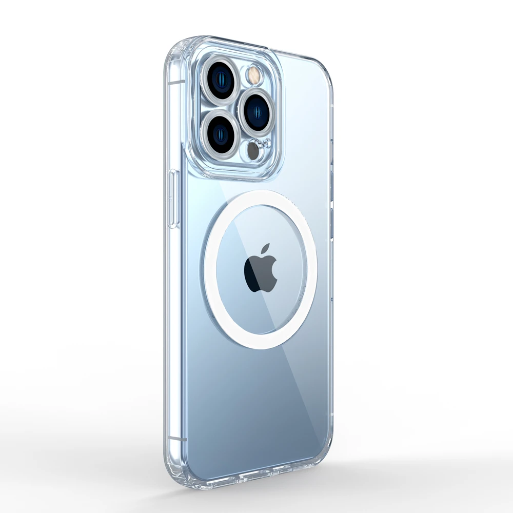 

Магнитный Прозрачный чехол для iPhone 14 Pro Max 11 12 13 Mini 14 Plus