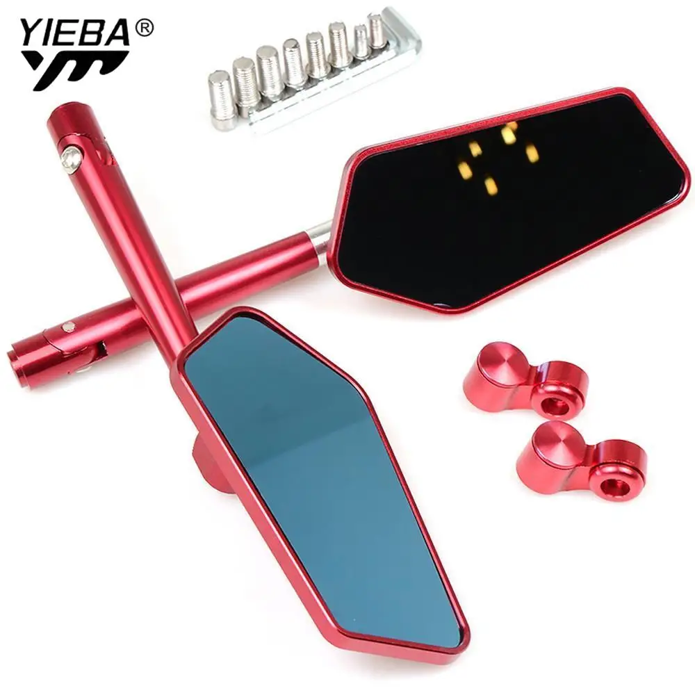 

Universal Motorcycle CNC Aluminium mirror motorbike moto Rearview side Mirror for KAWASAKI HONDA SUZUKI YAMAHA DUCATI BMW