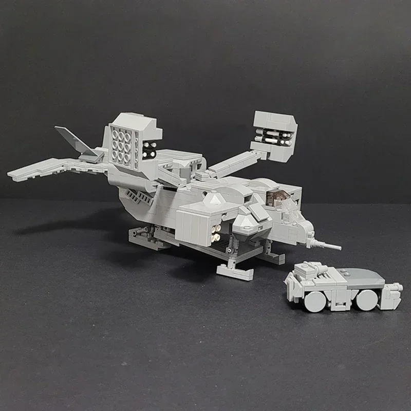 Модель военного самолета Moc строительные кирпичи пришельцы Прямая поставка и