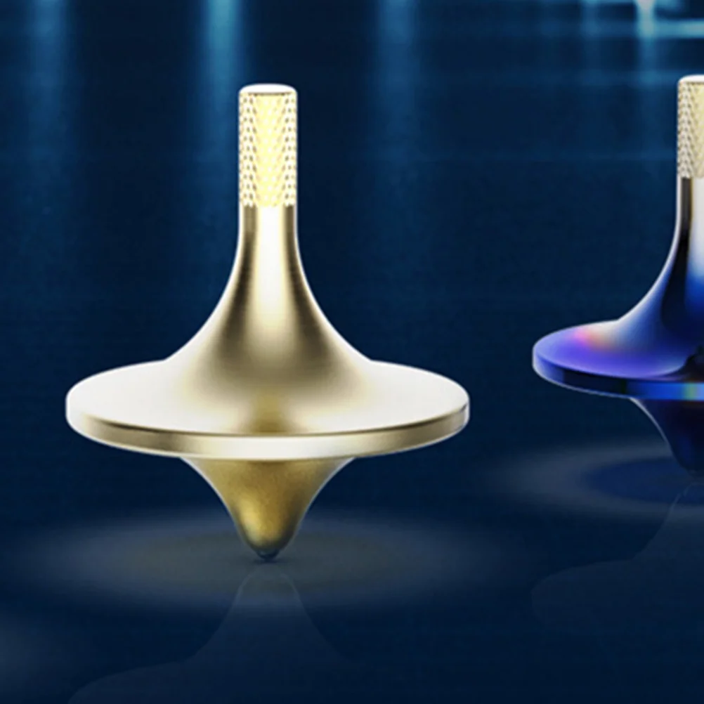 Топ-игрушка ручной поворот без сопротивления классический латунный маленький