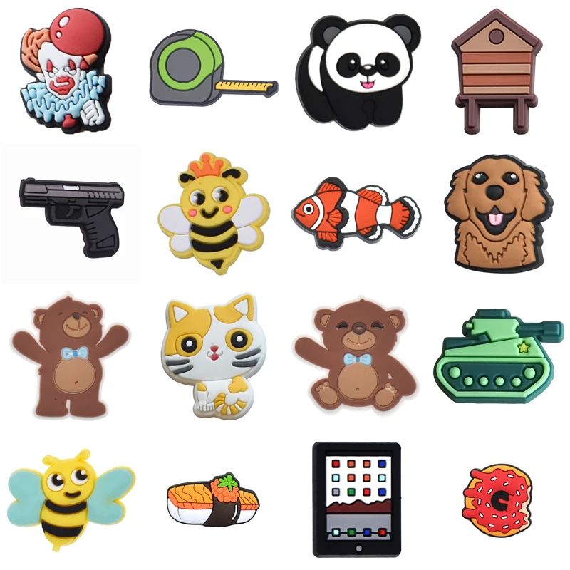 

Women Charm Wholesale Bulk Boy Decorations for Croc Shoe Charms Girl Men Shoes Accessories Packs Gifts Kids Para Pins Set Jeans
