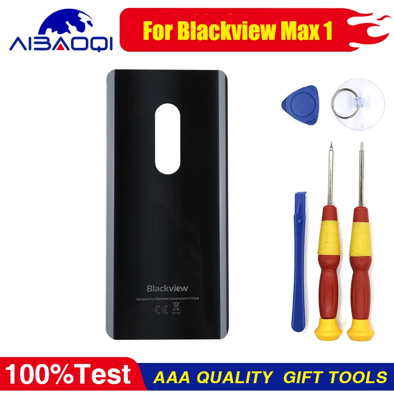 

XUNQIYI 100% New Original Battery Cover For Blackview Max 1 Phone Back Case Perfect Replacement Parts Free Tools