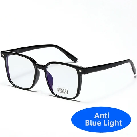 Очки DOHOHDO квадратные для мужчин и женщин, карамельные модные ретро очки с защитой от синего света, оптические очки с большим циферблатом