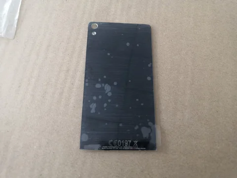 Черно-белая Металлическая задняя крышка батарейного отсека для Huawei Ascend P6 запасные части