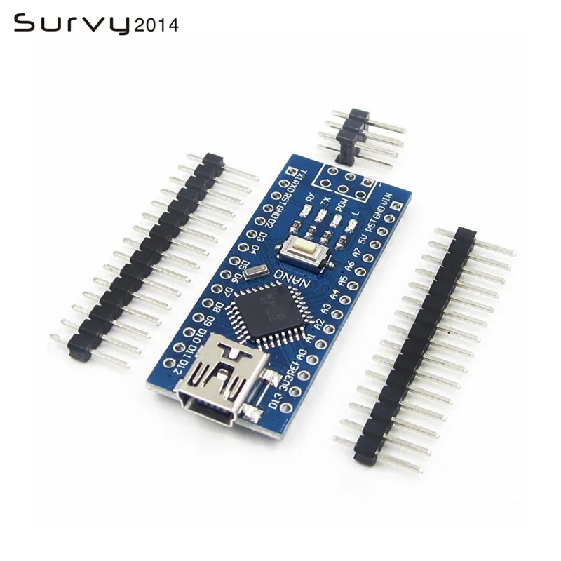 Плата микро-контроллера MINI USB Nano V3.0 ATmega328P 5 в 16 м для Arduino 328P NANO 3 0 |