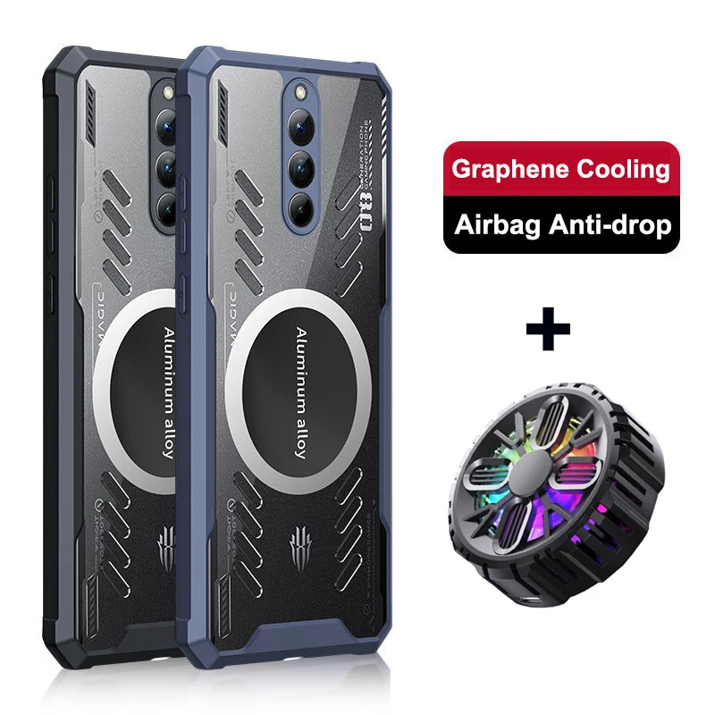 Для Nubia Red Magic 8 Pro Графеновый чехол с вентиляционным отверстием + Дышащий