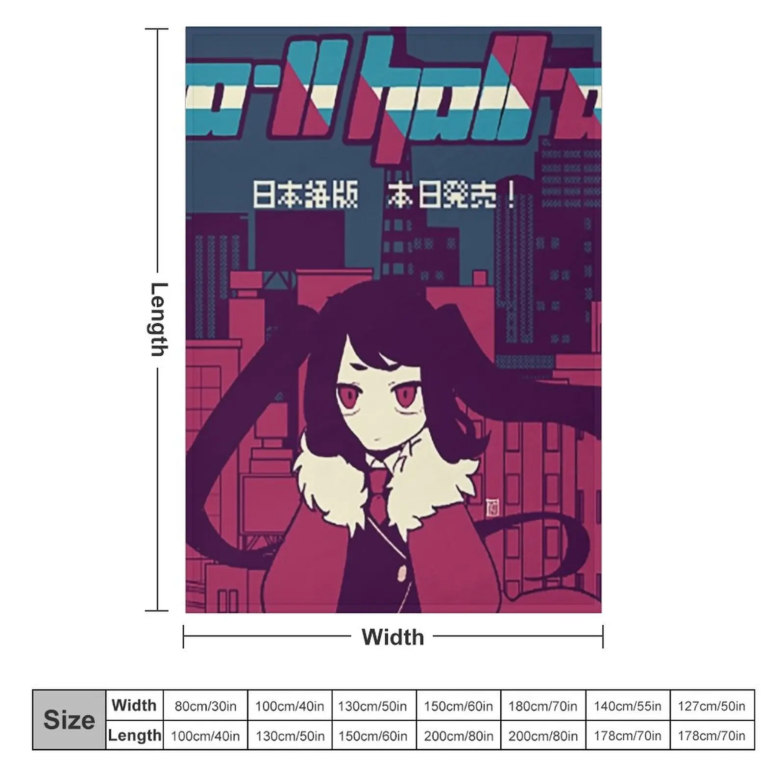 Jill Stingray (VA-11 Hall-A) плед одеяло кровать модные одеяла для сна