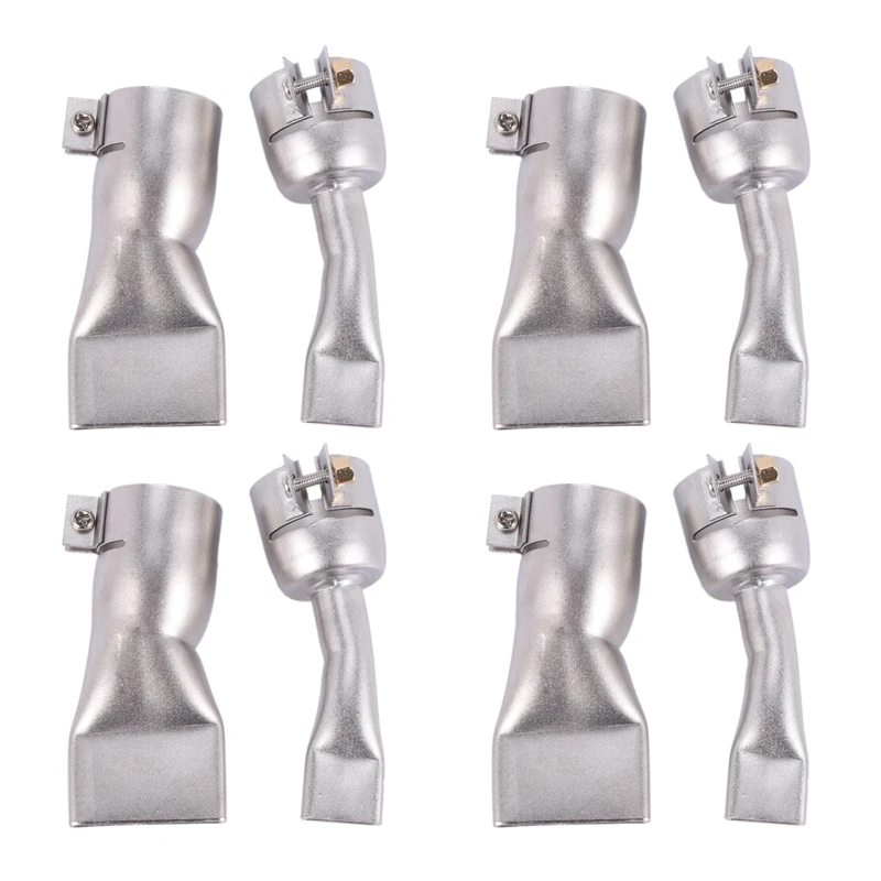 

SEWS-8Pcs Welding Nozzles For Leister / Bak Hot Air Heat ,20Mm And 40Mm Flat Weld Nozzle