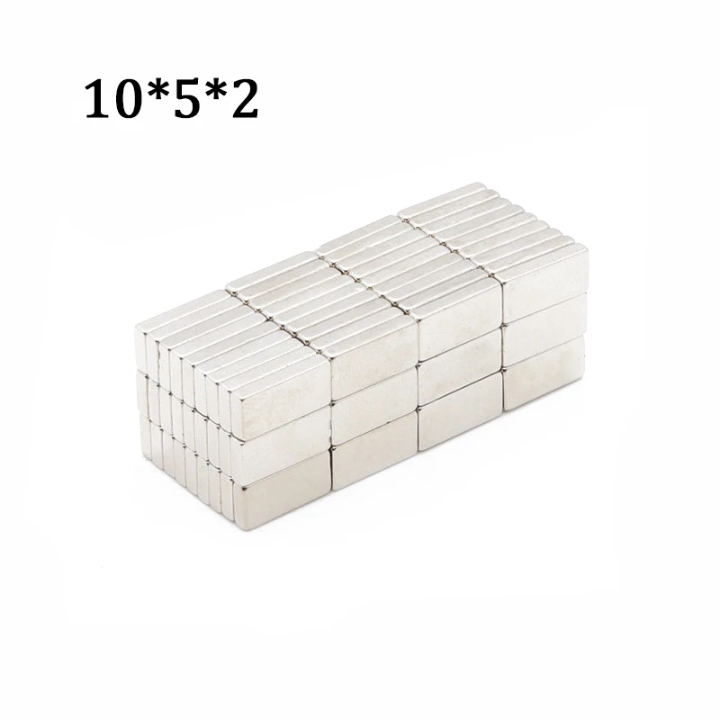 

10/30/50/80/100 Pcs 10x5x2 NdFeB Neodymium Magnet Block 10mm x 5mm x 2mm N35 Super Powerful imanes Permanent Magnetic Disk