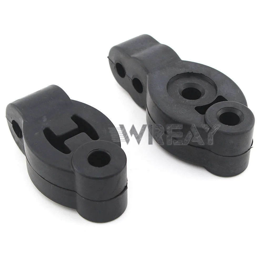 

Black 1PCS Car Exhaust Pipe Hanger Rubber Pad Muffler Lifting Ear