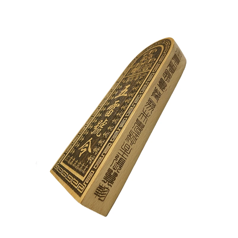 Даосские ритуальные имплантации жетон пять гром инструменты фэн-шуй деревянный