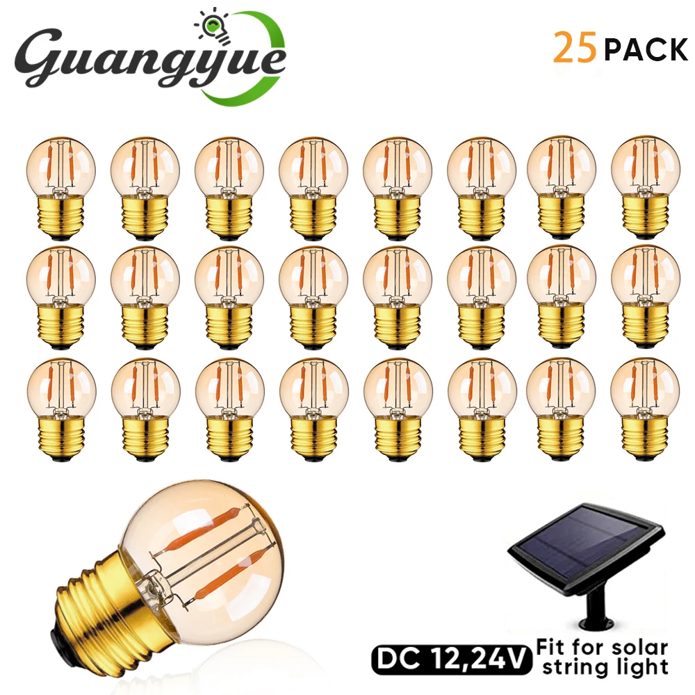 

Grensk LED лампы E27 G40 янтарные 1Вт 12/24В