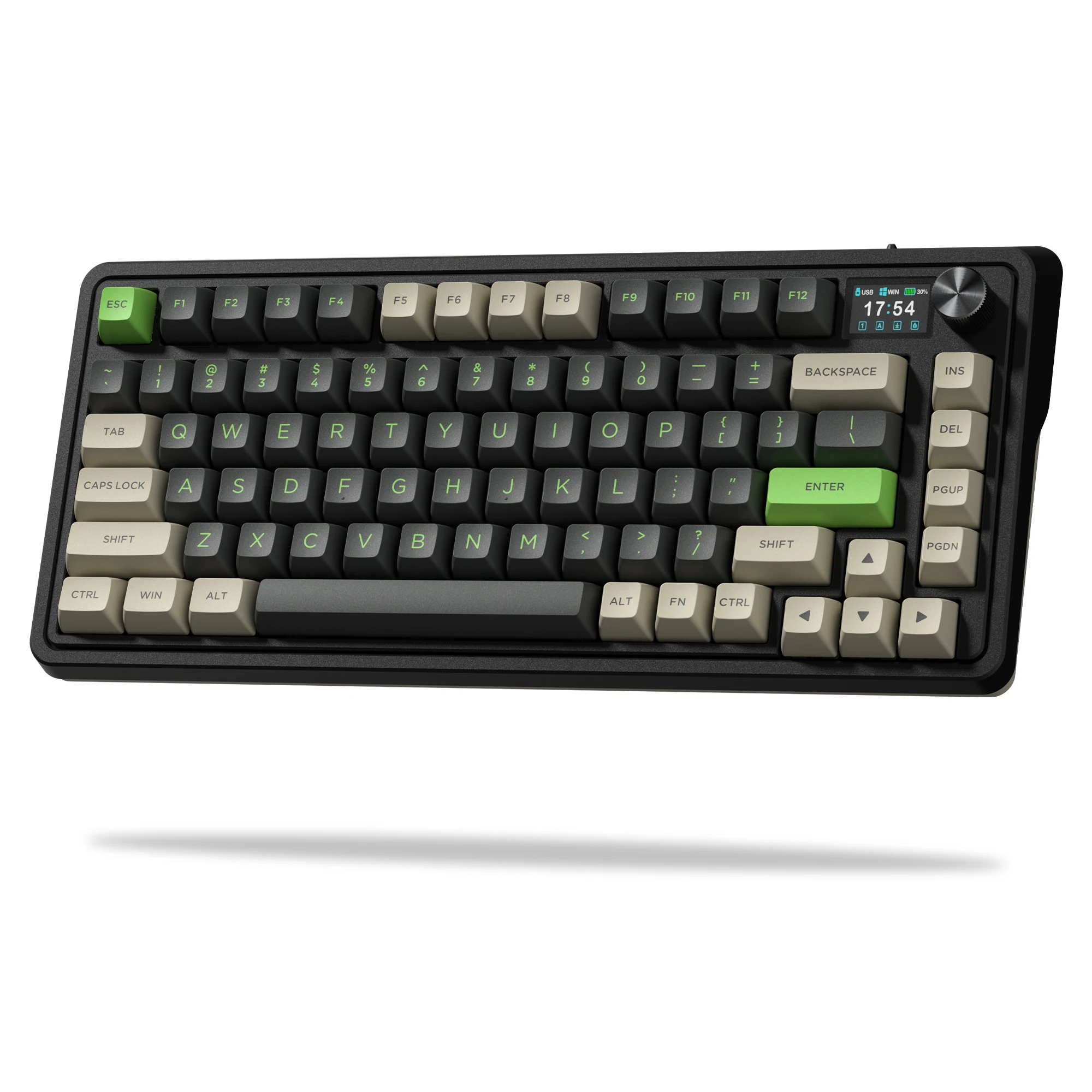 Fl-ESPORT CMK75 Desert Grey Tri-Mode 75% Bluetooth Беспроводная механическая игровая клавиатура с