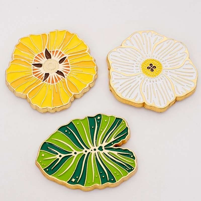 3 шт. игольчатые держатели для листьев магнитные игл булавок в форме цветка