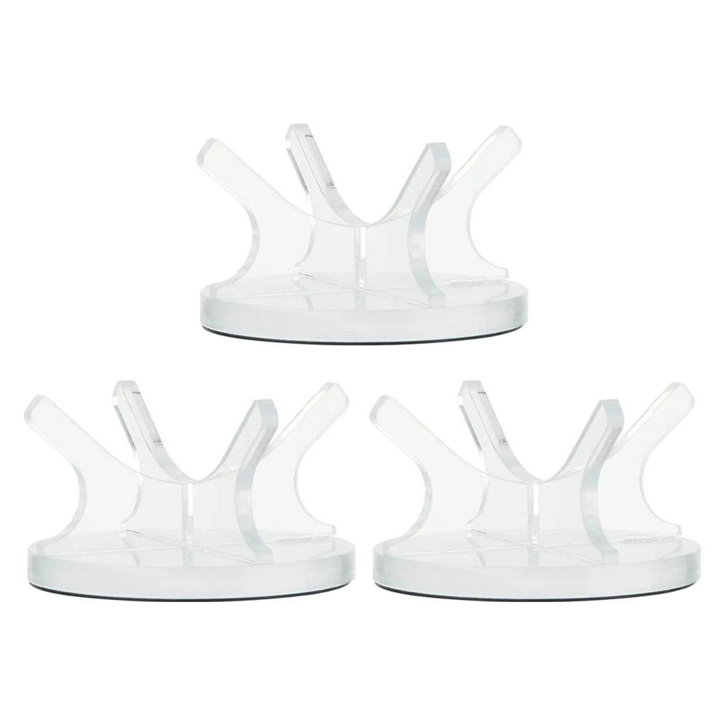 Tennis Acrylic Holders Home Golf Balls Display Stand With 4 