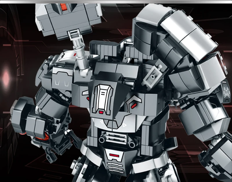 1400 + шт. Детский конструктор робот Бастер |