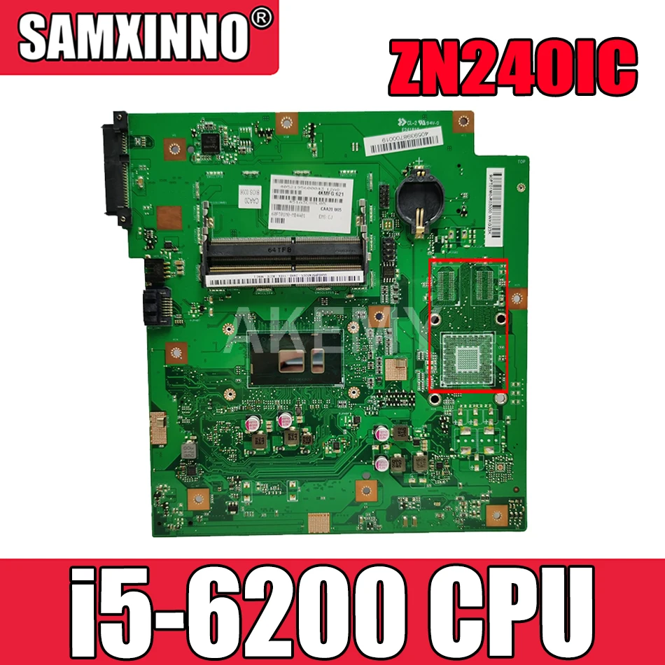 

Новинка! Материнская плата AKEMY ZN240IC все-в-одном для настольного компьютера, модель ZN240IC ZN240I ZN240 SR2EY i5-6200, ЦП