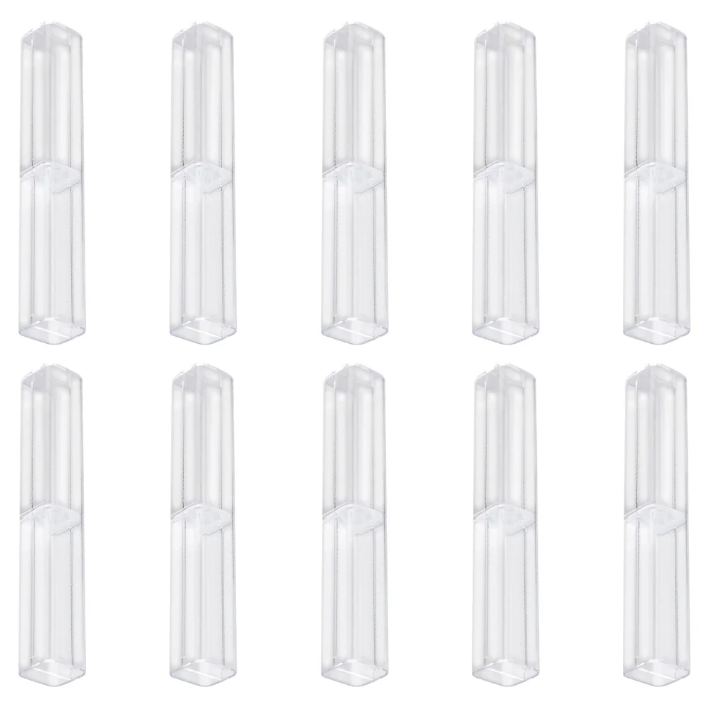

Pen Box Case Gift Clear Plastic Transparent Storage Ballpoint Single Acrylic Cylinder Tube Empty Stationery School Supplies