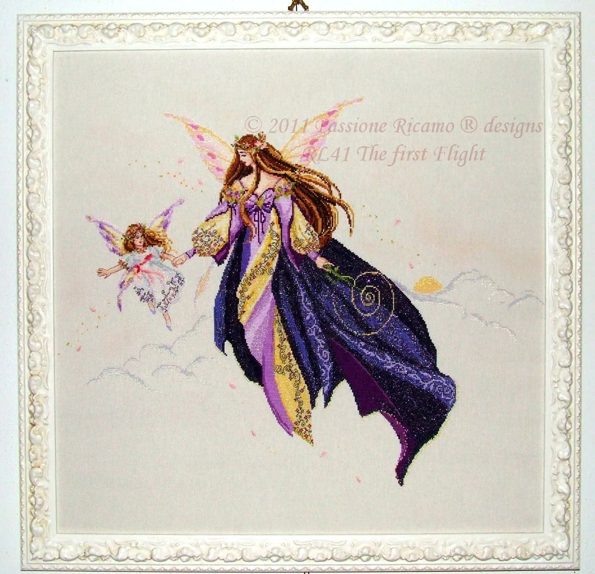 

Набор для вышивки крестиком «сделай сам», набор для рукоделия, холст без принта, хлопчатобумажная нить Home -rl 40, материнская любовь 79-61