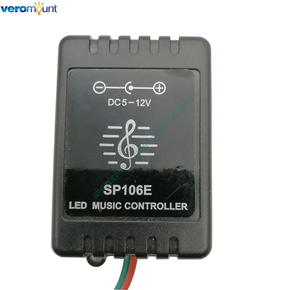 SP106E RGB светодиодный контроллер 9-клавишный RF беспроводной пиксельный IC SPI Music