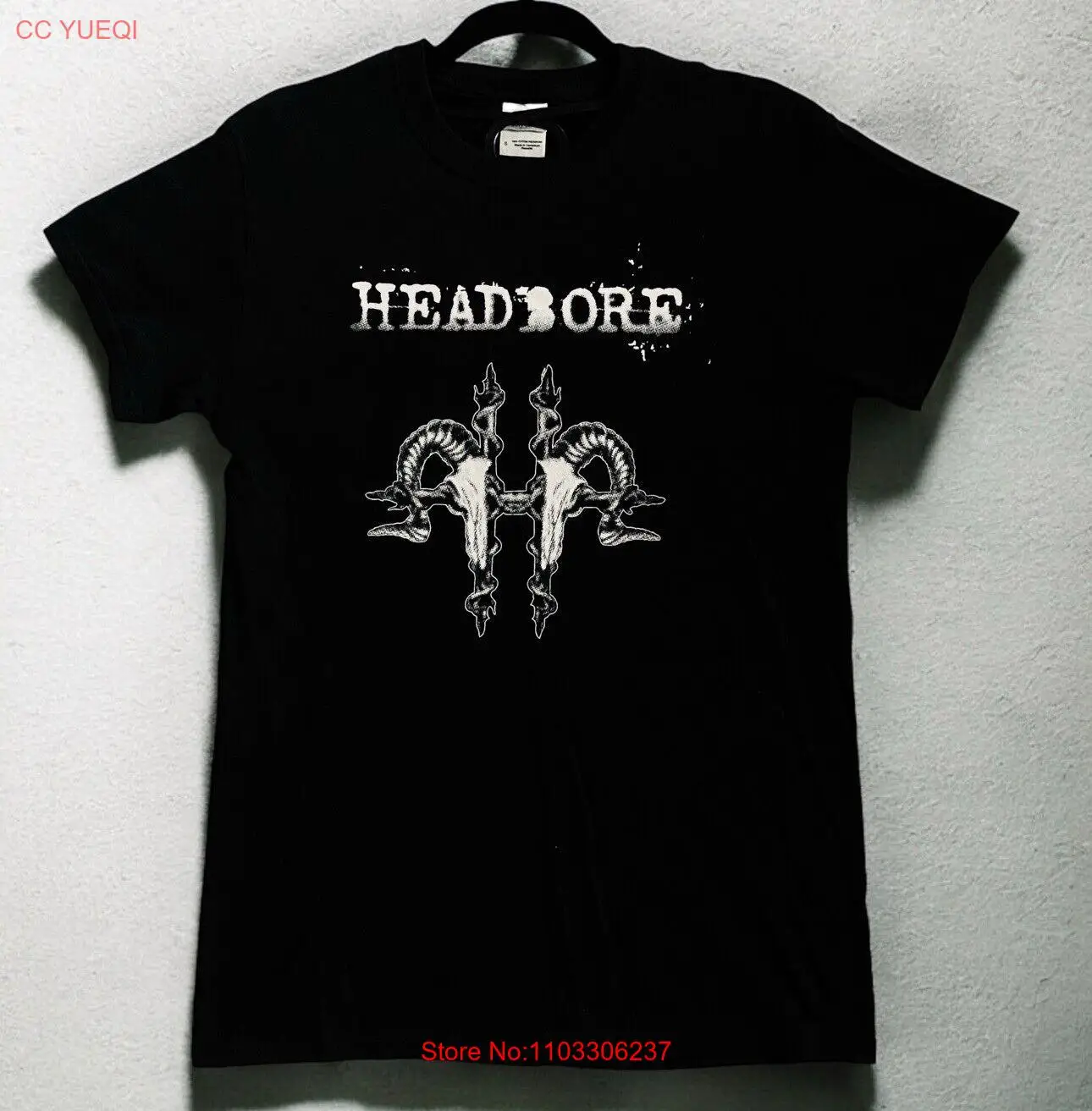 Футболка Headbore размер S черная мелодическая смерть-металл Ун и спрятанная тебе